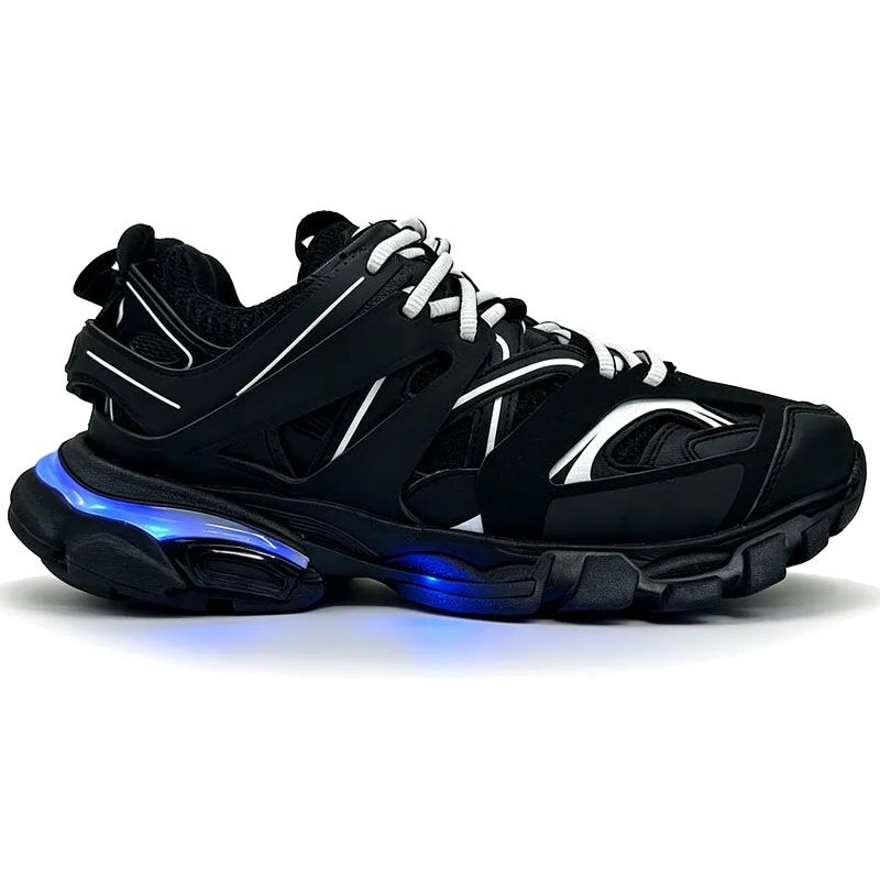 Top Quality Track Led Runners Designer Shoes Tracks 3 3.0 mens loafer womens Platform Sneakers Multicolor Luxury Paris Gomma Leather Extraordinary Trainers With box - 7 of 9