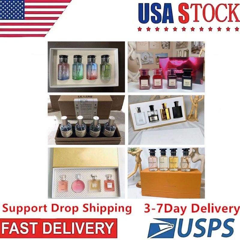 Desiner 4*30ml Perfume Set Fragrance 20 kinds 30ml 4pcs Kits Imagination Pacific Chill Parfum spray Long lasting Man Women gift box Cologne US Stock 3-7 Days Delivery - 1 of 3