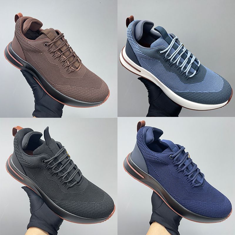 10A Men Luxury Knit Trainers 2026 Week End Walk Sneakers Mens Designer Storm System Technical Mesh Lace Up Cushion Sole Sport Shoes 1168 - 1 of 8