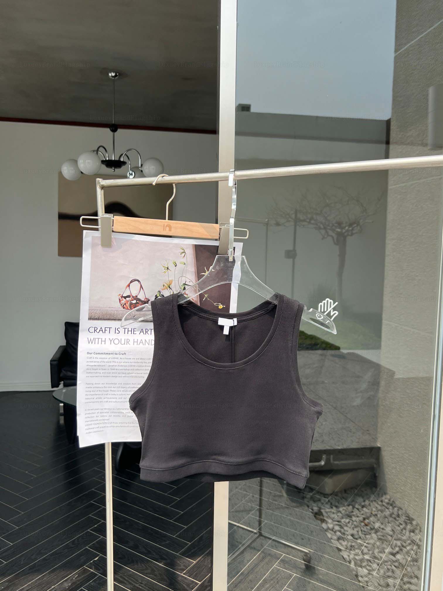 Designer Tank top Summer Women T Shirts Crop Top Sexy Off Shoulder Black Tank Casual Sleeveless Backless Shirt men tank top asian size s-xl - 6 of 9