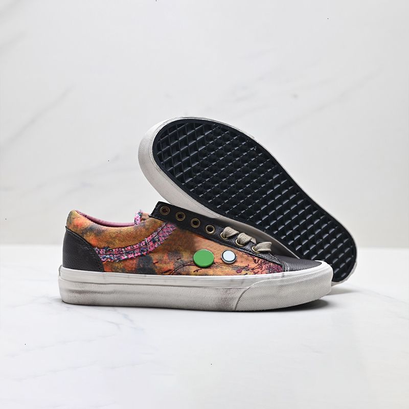 2026 Pearlized Canvas Shoes Luxury Brands Old Sneakers Mens Women Designer Trainers Vintage Sports Casual Shoes Lace-Up Walking Shoe 1083 - 9 of 9