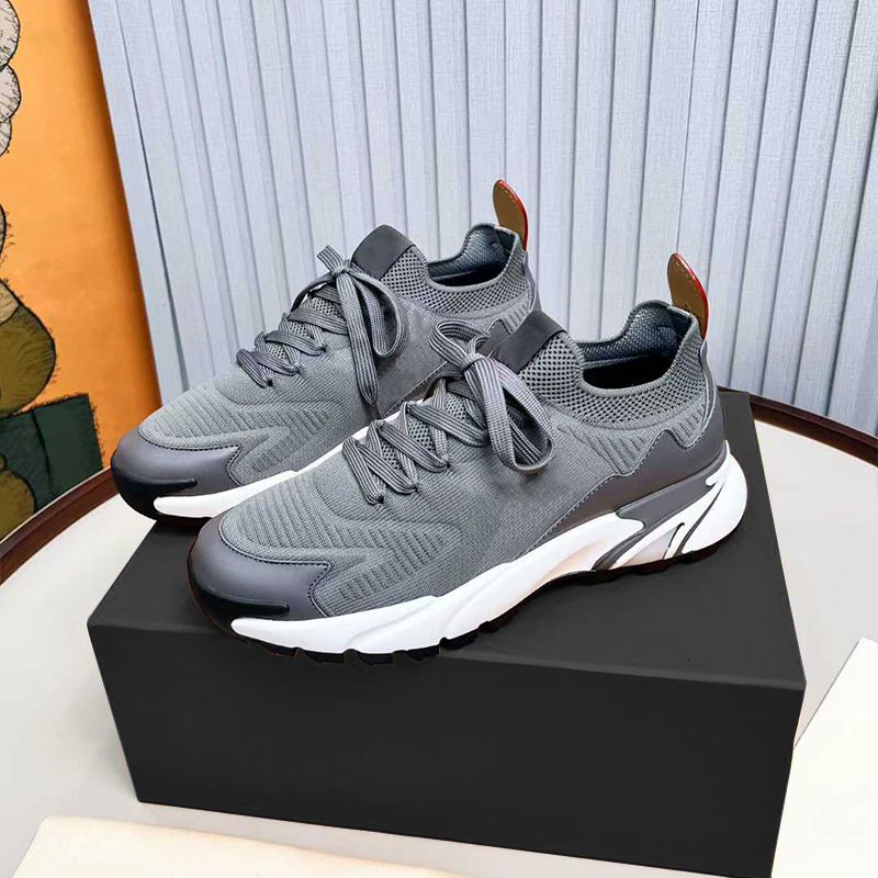 Designer Men Knit Runners Tatic Platform Sneakers Mesh Leather Breathable Trainers Outdoor Hiking Casual Men Walking Running Sports Shoes High Quality 892 - 5 of 9