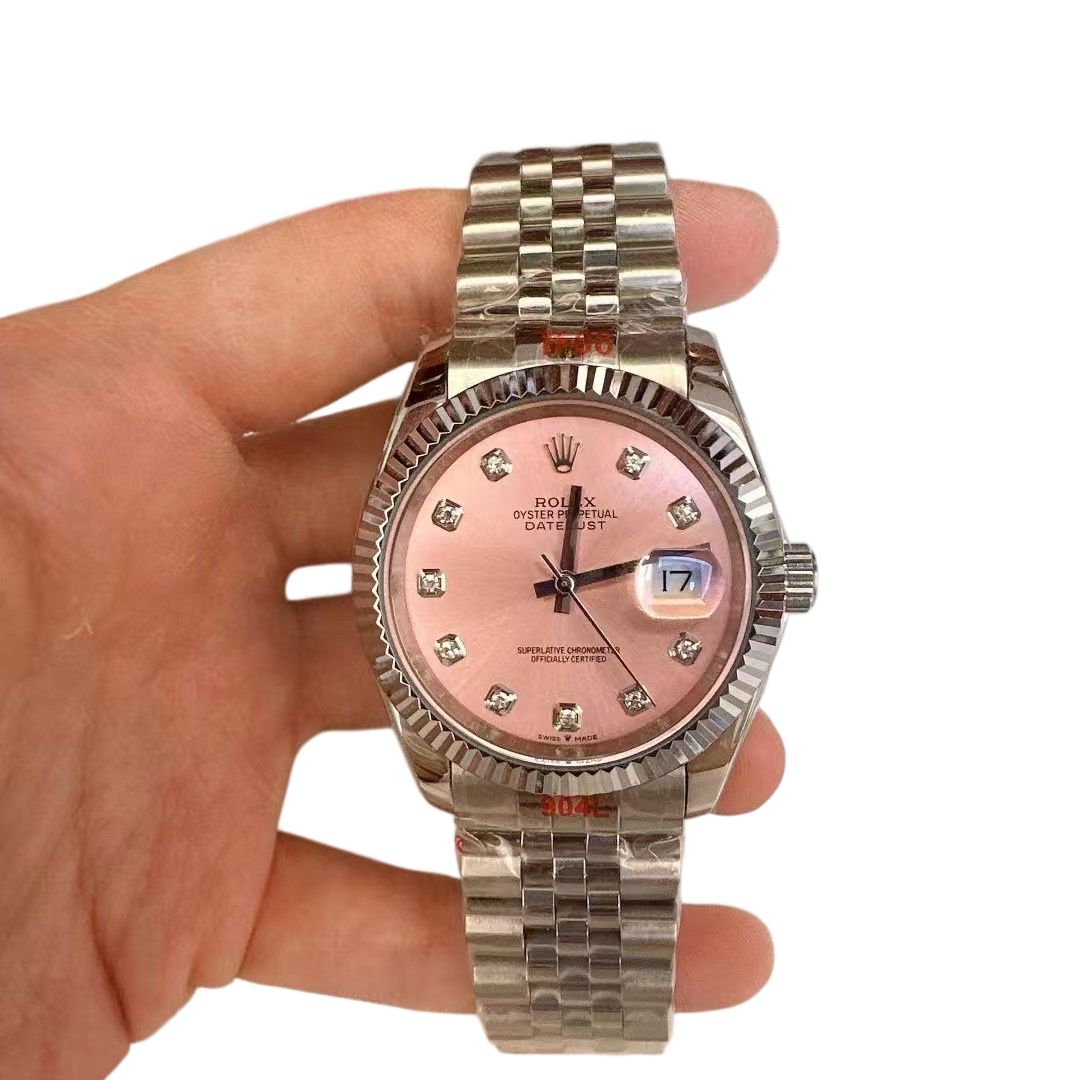 Rolex Datejust 36mm Upgraded Jubilee Strap Automatic Stainless Steel Watch Bezel Men's Watch Sapphire Glass Case New Black Case - 1 of 8
