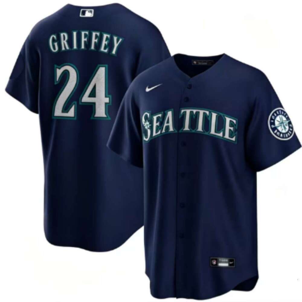 Men's Julio Rodriguez #44 Seattle Mariners White Home Limited Player Jersey - 6 of 8