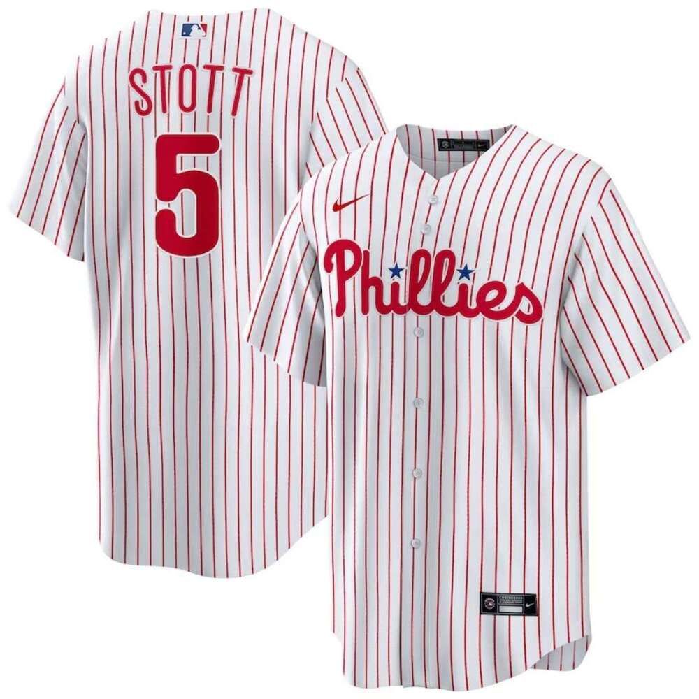 Men's Philadelphia Phillies Bryce Harper White Home Replica Player Name Jersey - 2 of 8
