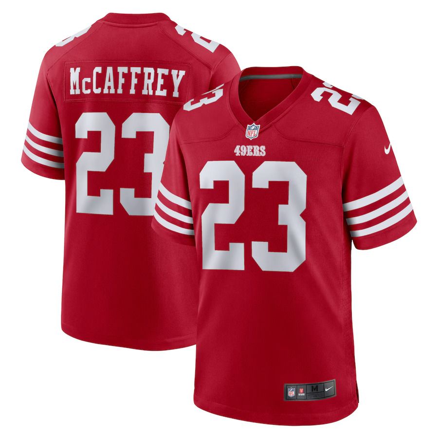 NFL Men San Francisco 49ers Fred Warner Authentic Scarlet Alternate Performance Player Game Jersey - 6 of 8