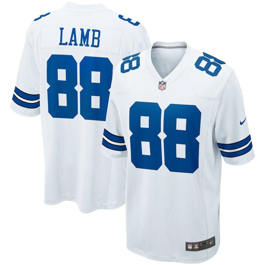 Men's Dallas Cowboys CeeDee Lamb Navy Alternate Game Team Jersey - 4 of 8