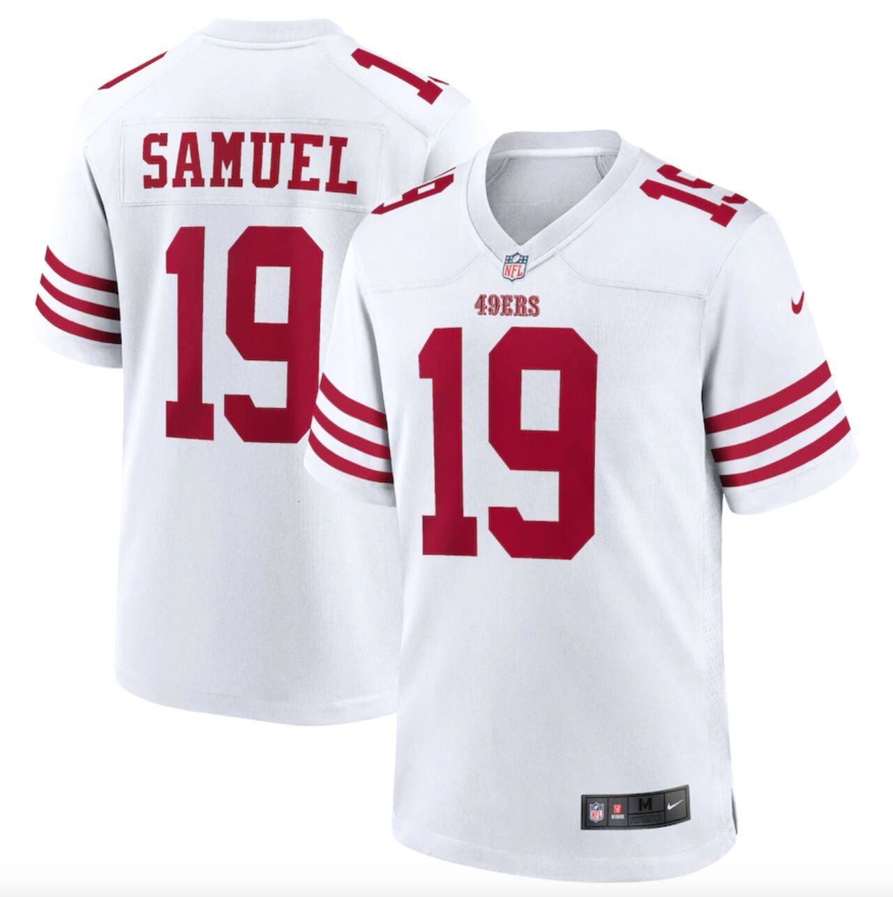 NFL Men San Francisco 49ers Fred Warner Authentic Scarlet Alternate Performance Player Game Jersey - 5 of 8