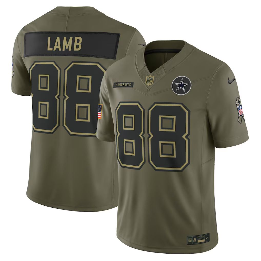 Men's Dallas Cowboys CeeDee Lamb Navy Alternate Game Team Jersey - 5 of 8