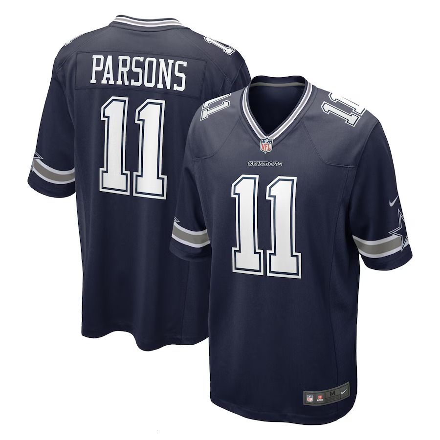 Men's Dallas Cowboys CeeDee Lamb Navy Alternate Game Team Jersey - 7 of 8