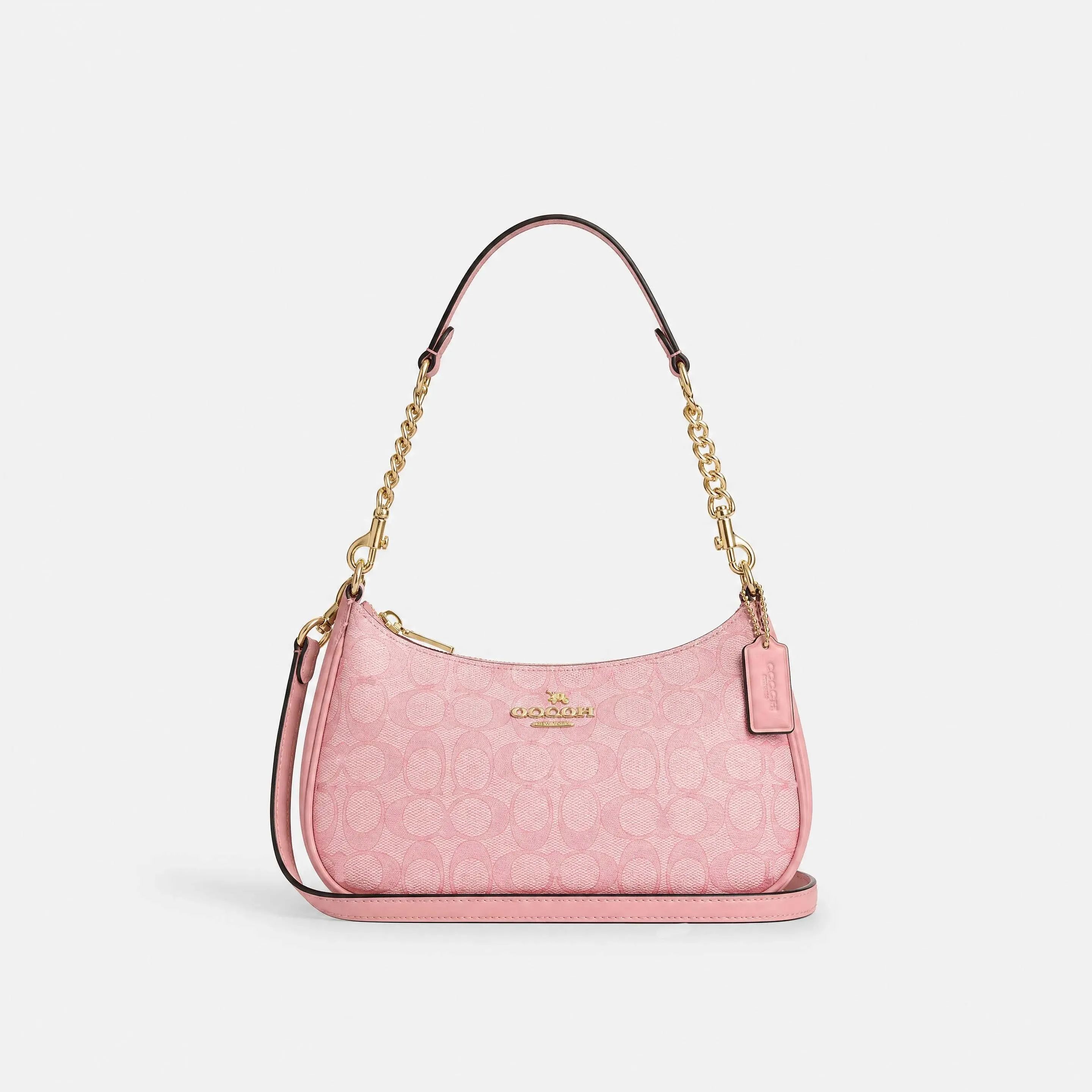 Pink Tote Bag Designer Bag Large Capacity Bag Women's Shopping Bag Canvas With Metal Hardware Classic Fall Winter Fashion BagClassic Fall/Winter Fashion Bag - 6 of 8