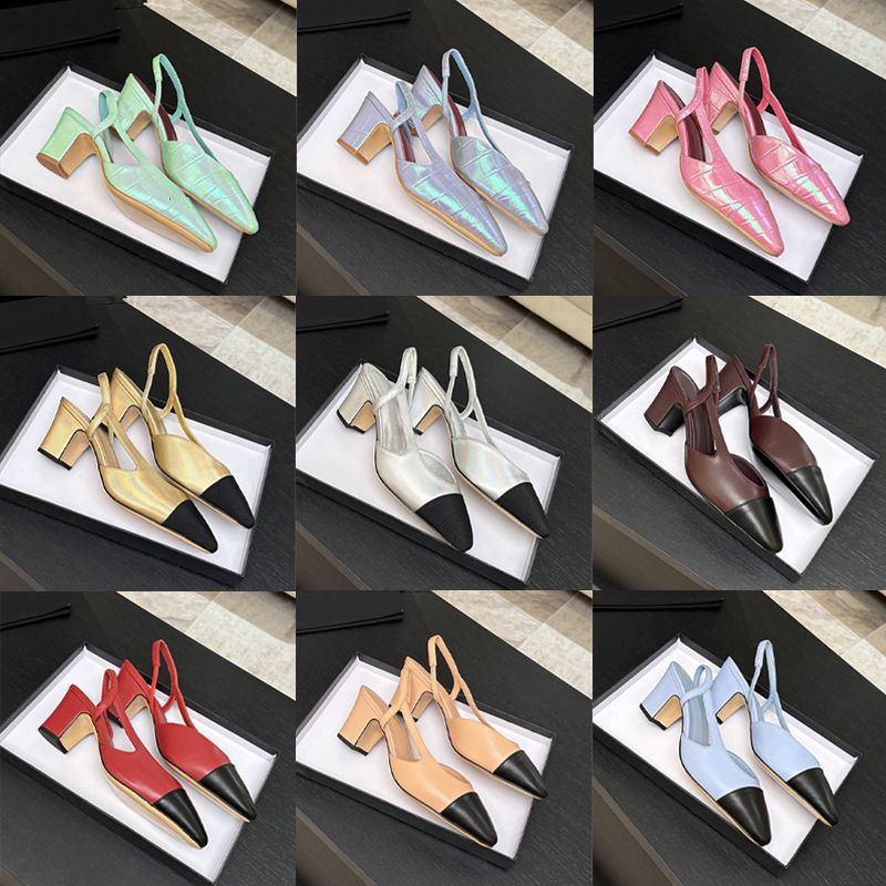 26P Mesh Flats Designer Heels Women Ballerine Shoes Classic Slingback Pumps Summer Bow Sandals Slides Cap Toe Ballet Flat Fashion Bridal Wedding Shoes 1057 - 2 of 8
