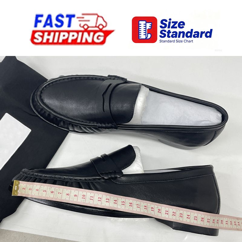 Top Quality Ruched Penny Loafers Le Loafers Backless Mules Designer Men Women Creased Real Leather Suede Slip On Flat Dress Shoe Classic Daily Street Shoe Size EU35-47 - 4 of 9