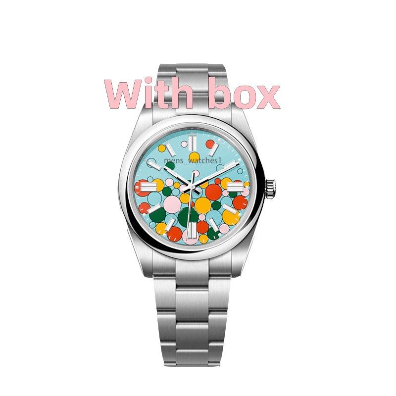 couple men's and women's luxury automatic mechanical watch 36mm41mm sapphire stainless steel watches - 3 of 9
