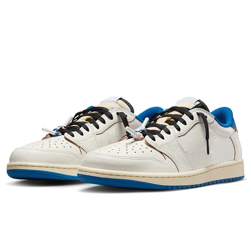 with box 1 1s low basketball shoes men women designer sneakers shy pink mocha olive black phantom blue velvet brown sports outdoor travis travi trainers scottshoes - 8 of 9