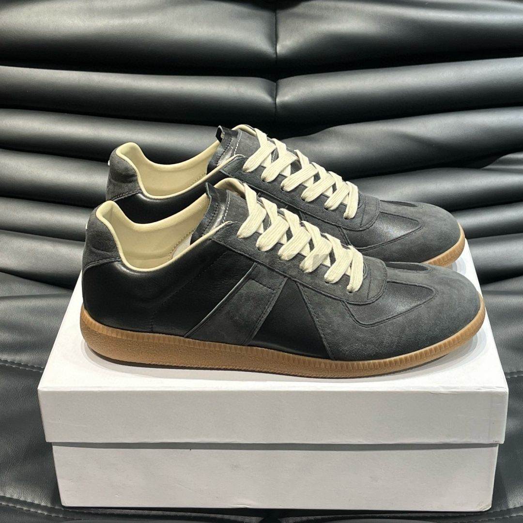 designer shoes gats men running shoes suede mm6 woman mens sneakers flat foam casual shoes trainer outdoor shoes men shoes - 6 of 8