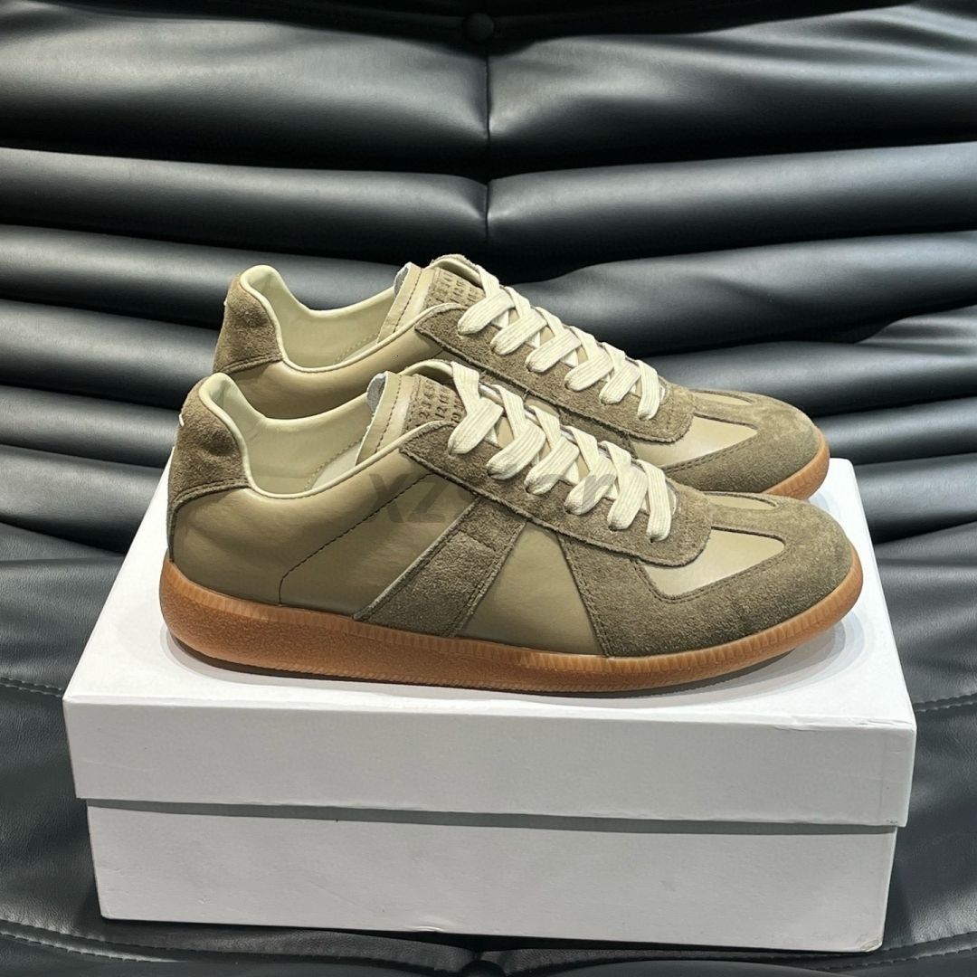 designer shoes gats men running shoes suede mm6 woman mens sneakers flat foam casual shoes trainer outdoor shoes men shoes - 7 of 8