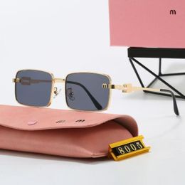 MU Designer sunglasses for women men Oval Metal Fashion Outdoor Eternal Classic Style Eyewear Multi-style full-frame spectacles - jerseydock