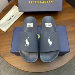 2026 Designer Ralph Lauren Polo Mens Women Slipper Polos Sliders Slides Sandals Slippers For Men Mule Hot Pool Beach Polo Flip Flops Size 38-46 - jerseydock