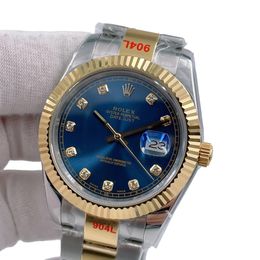 Rolex Two Tone Datejust Oyster 126334 41mm Upgraded Jubilee Strap Automatic Stainless Steel Watch Bezel Men's Watch Sapphire Glass Case New Black Case - jerseydock