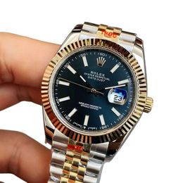 Rolex Two Tone Datejust Ombre Green 126334 Tiffany 41mm Upgraded Jubilee Strap Automatic Stainless Steel Watch Bezel Men's Watch Sapphire Glass Case New Black Case - jerseydock