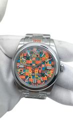 U1 Rolex Oyster Perpetual Automatic Stainless Steel Watch Bezel Men's Watch Sapphire Glass Case New Black Case - jerseydock