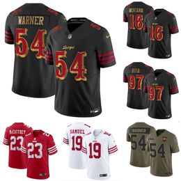 NFL Men San Francisco 49ers Fred Warner Authentic Scarlet Alternate Performance Player Game Jersey - jerseydock