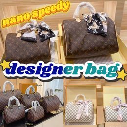 bag designer bag nano speedy handbag womens shoulder luxury bag clair solid casual simple bags purse Sac - jerseydock