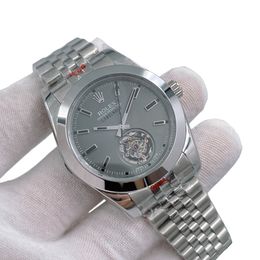 U1 Rolex Milgauss Label Noir Tourbillon 40MM Automatic Stainless Steel Watch Bezel Men's Watch Sapphire Glass Case New - jerseydock