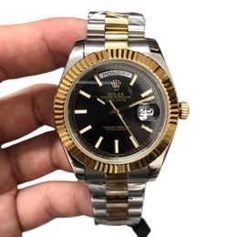 U1 Rolex Day Date 40MM Two Tone Case Automatic Stainless Steel Watch Bezel Men's Watch Sapphire Glass Case New - jerseydock