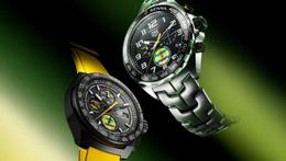 TAG Heuer Formula 1 Chronograph x Senna Stainless Steel Men's Watch Stainless Steel Case Silver Case New - jerseydock