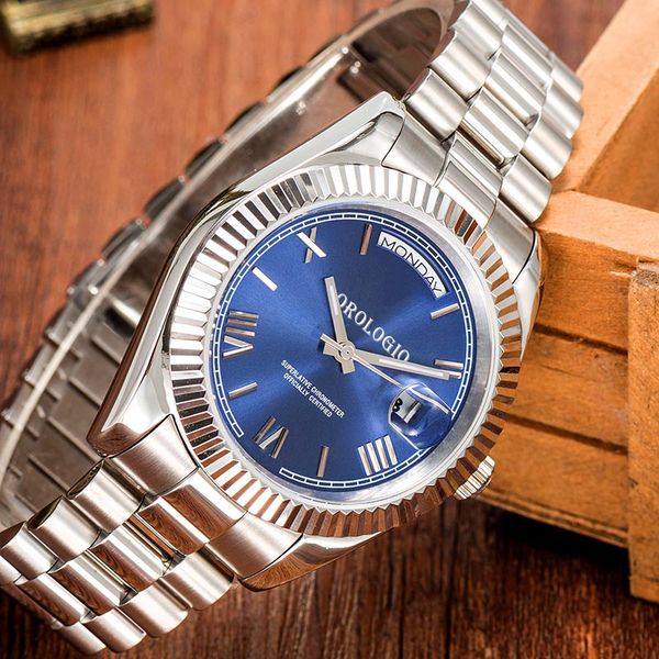 montre de luxe Mens Watches 41mm Automatic Movement full Stainless Watches 2813 Mechanical watches Luminous - Watches - jerseydock