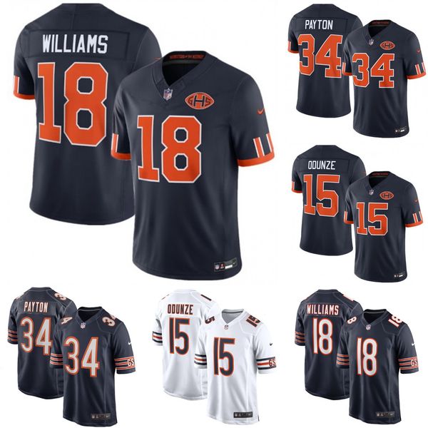 Men's Chicago Bears Caleb Williams Navy Player Game Jersey Custom Available S 6XL - Sports & Outdoors - jerseydock