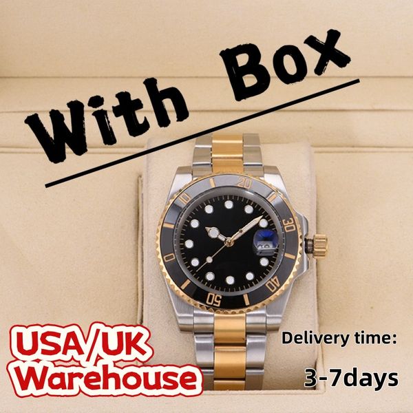 ZDR Mens Watches 40mm Automatic Mechanical Watch Full 904L Stainless Steel Blue Black Ceramic Sapphire Glass WristWatches Super luminous montre de luxe watch - Watches - jerseydock