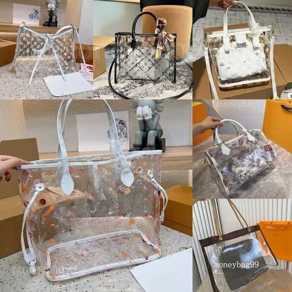 10A Shoulder Bags jelly Fashion Designer Transparent Totes Ladies Crossbody VL bag Show off the rich Clear Lipstick powder makeup cosmetic Pouch toiletry purse 2025 - Bags, Luggage & Accessories - jerseydock