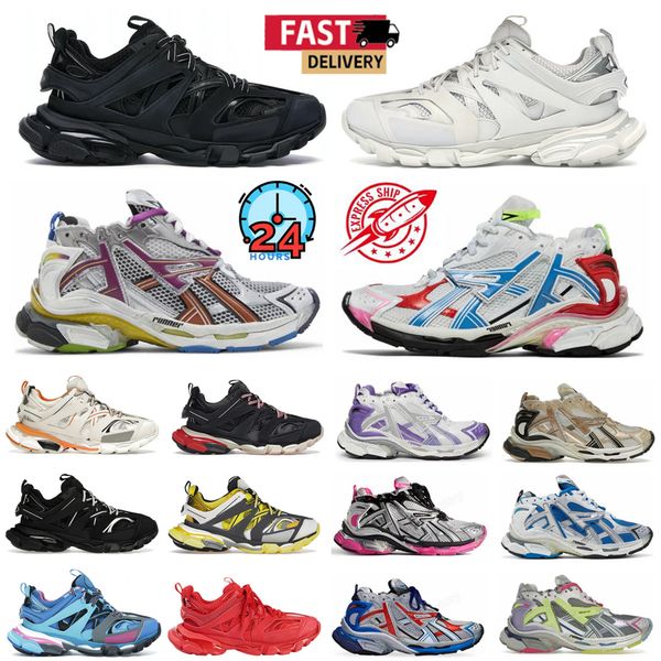 Desinger Casual Shoes Runner 7 7.0 Track Led Sneaker Tracks 3 3.0 Platform Sneakers Luxury Paris Gomma Leather Trainer Extraordinary Mens Women Trainers Size 35-46 - Shoes & Accessories - jerseydock