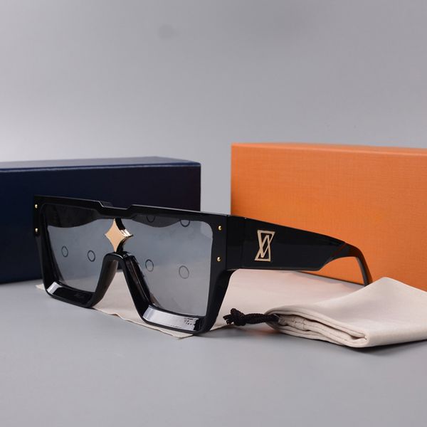 Designer Sunglasses Man Sunglasses Woman Fashion Glasses Rectangle Big Full Frame Letter Design for Man Women 5 Option Top Quality - jerseydock
