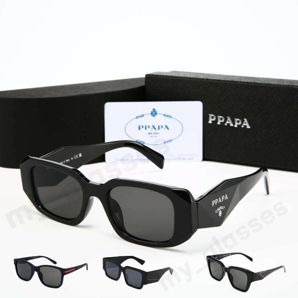 Luxury Designer Sunglasses Symbole Triangular Signature Angular Frame UV400 Protection Anti Glare Eyewear for Men Women Fashion PR17WS Sun Glasses with Box - Fashion Collection - jerseydock