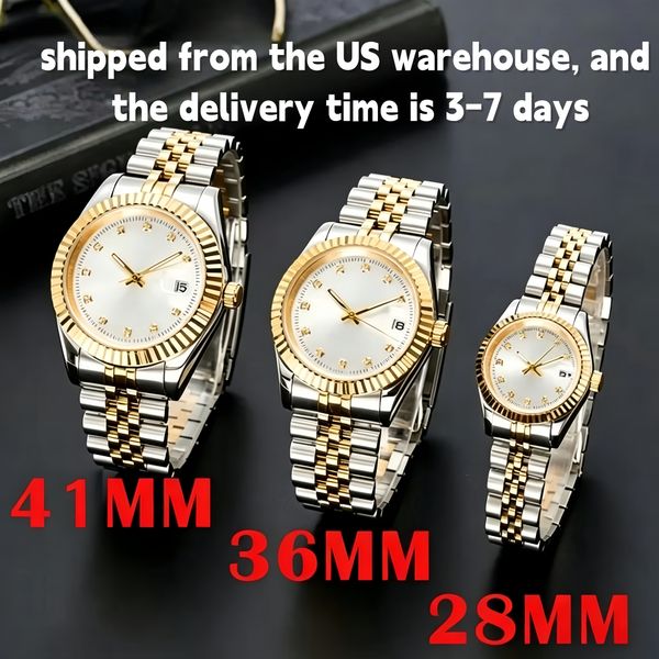 watch orologio Automatic Mechanical Watches Men Big Magnifier 41mm/36mm Stainless steel Sapphire Mens Watches Male Wristwatches Luminous - Watches - jerseydock