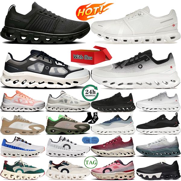With Box oncloudds mens shoes cloutilt sneakers Cloudmonster Cloudsurfer shoes Cloudswift 4 trainers womens ons cloudes running shoes Remix Black Ivory EUR 36-46 - Shoes & Accessories - jerseydock