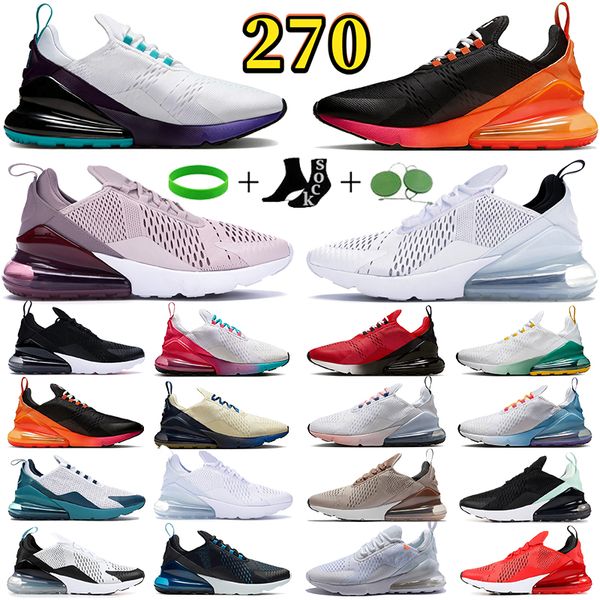 Designer shoe 270 running shoes mens 270s sneakers triple black white Houston San Francisco Core White Olive Light Bone Grape Brown red Men Womens Sport Sneakers - Shoes & Accessories - jerseydock