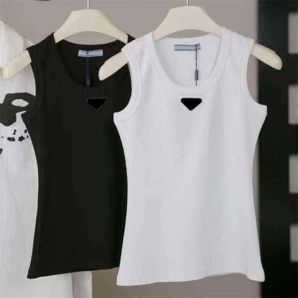 Tank Brand Luxury Womens T Shirts Vests Budge Embroidery Designer Womens Tshirts Gilet Tops Tees Shirts Patterns Summer Breathable Short Sleeves T-Shirts S-2XL - Apparel - jerseydock