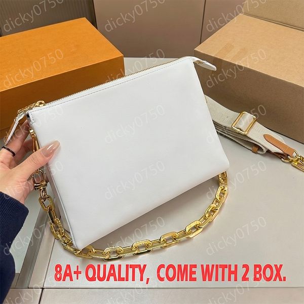 Designer Luxury Style Puffy Envelope Clutch Women's Thick Chain Crossbody Bag Coussin Quilted Shoulder Purse Evening Handbags Premium Quilted wedding guest clutch - Bags, Luggage & Accessories - jerseydock