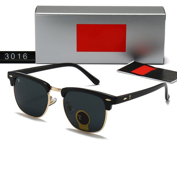 2026 Designer Sunglasses for Womens Mens Outdoor Sunglasses Shades Fashion Goggle UV400 Eyewear Classic glasses 3016 Male Sun Glasses Metal Frame gift With Box - Fashion Accessories - jerseydock