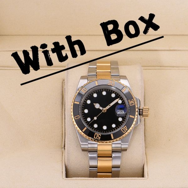 U1 Luxury Mens/Womens Watches Automatic Mechanical 40mm Watch 904L Stainless Steel Blue Black Ceramic Sapphire glass luminous WristWatches montre de luxe - Watches - jerseydock