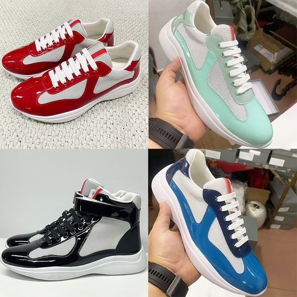 Plus Size EU49 Americas Cup Sneakers 2026 New Colours Designer Casual Sport Shoes Men Women Trainers Patent Leather Mesh Shoes Lace-Up Outdoor Shoes 53 - Shoes & Accessories - jerseydock