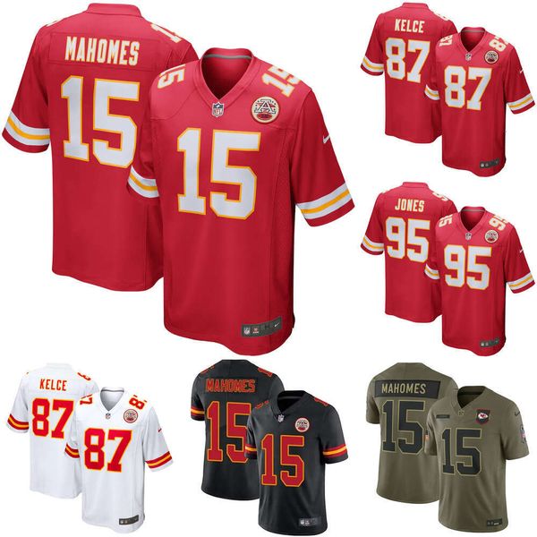 Men's Kansas City Chiefs Patrick Mahomes Red Game Jersey #15 Custom Available S-6XL - Sports & Outdoors - jerseydock
