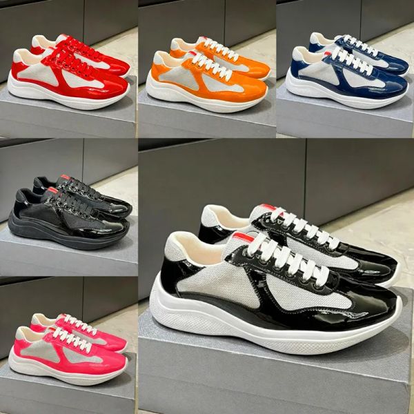 Designer American cup Casual low red Sneakers Luxury Trainers Americas sneaker Rubber Fabric Outdoor Comfortable Walking Shoes Size 36-49 - Shoes & Accessories - jerseydock