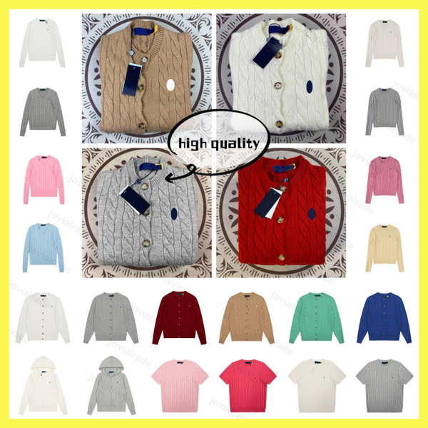 Women's Designer Embroidered Cardigan Sweater Knitted embroidered sweater Blended cotton sweater Knitted Fashionable high-quality sweater Size: S-2XL - Apparel - jerseydock