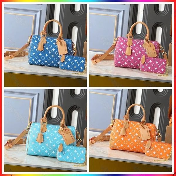 Luxury designer bag pochette crossbody shoulder bag high-quality monogram leather travel bag tote old flower classic women's large capacity handbag purse wallet - Bags, Luggage & Accessories - jerseydock